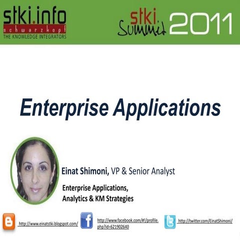 2011 Enterprise Applications Trends