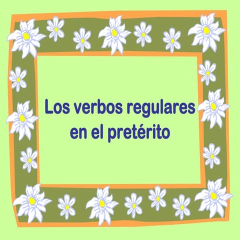 Preterite verbs