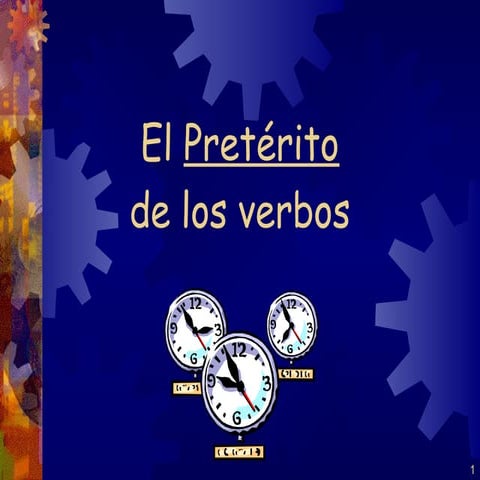 Preterite  er and -ir (ode)