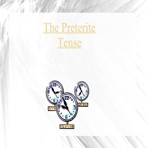 preterite notes | PDF