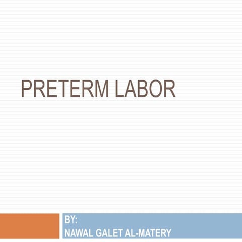Preterm labor