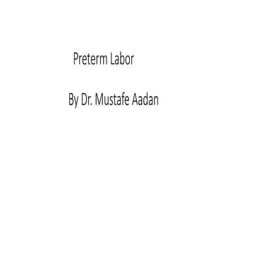 Preterm labor