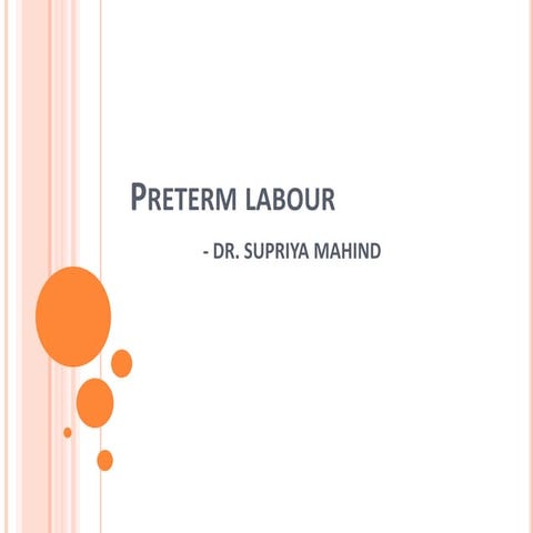 Preterm labour