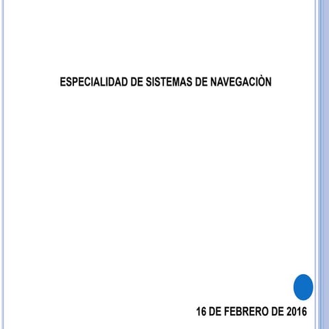 Presentación navegación 2017