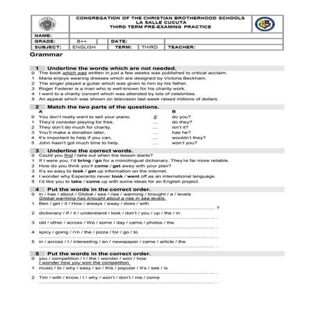 Pretest b++ 3 p 2012