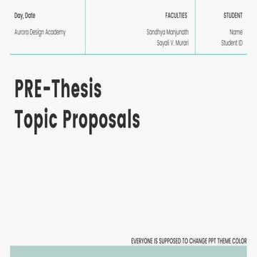 PRE THESIS TOPICS PROPOSAL FORMAT 1.pptx
