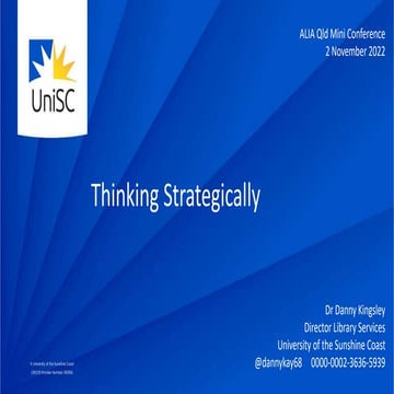 Thinking Strategically