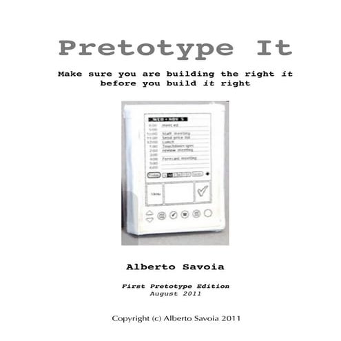 Pretotype it (first pretotype edition) - ProductCamp Nuremberg 2014