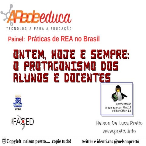 Ontem, hoje e sempre: o protagonismo dos alunos e docentes
