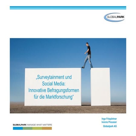 Surveytainment und Social Media: Innovative Befragungsformen für die Marktfor...