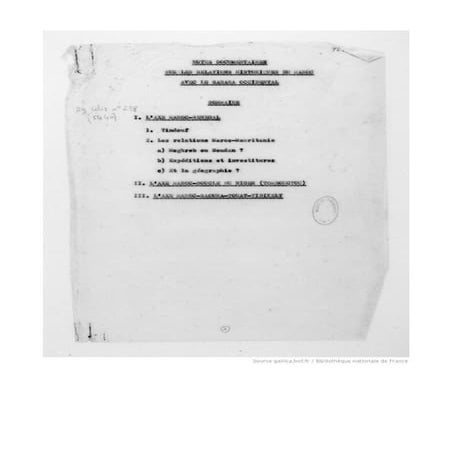 Preuves de l'archive francais documentaires sur les relations historiques du ...