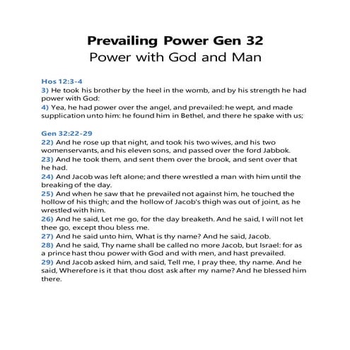 Prevailing Power - Gen 32