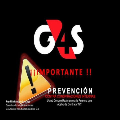 Prevención contra conspiraciones internas