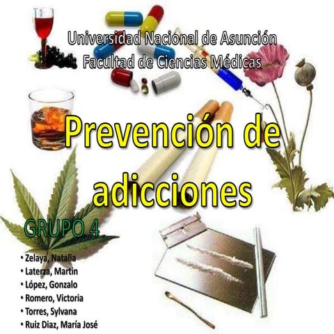 Prevención de adicciones FCM UNA Py