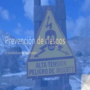 Prevención de riesgos 