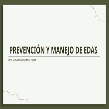 Enfermedades Diarreicas Agudas (EDAS) | PPTX