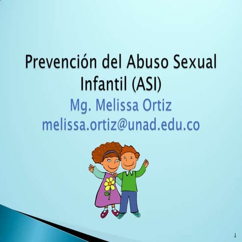 Prevencion del abuso sexual infantil 2015 | PPT