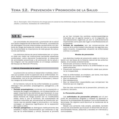 Prevencion y promocion de la salud