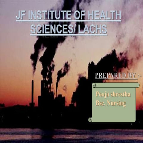 Preventation and control of air pollution.orginal