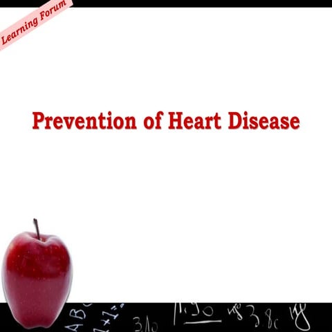 Preventing Heart Disease