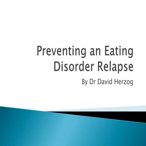 Preventing an Eating Disorder Relapse