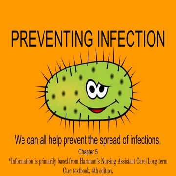 Preventing infection