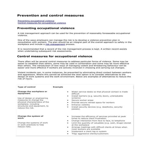 Lockdown information-example | PDF