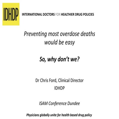 Preventing most overdose deaths would be easy  So, why don’t we?