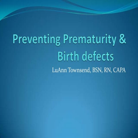 seminar birth defect | PPT