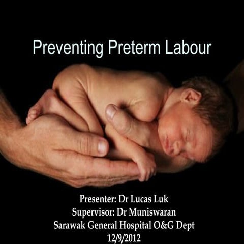Preventing preterm labour