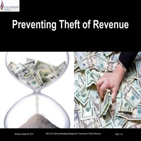 Preventing theft of revenue