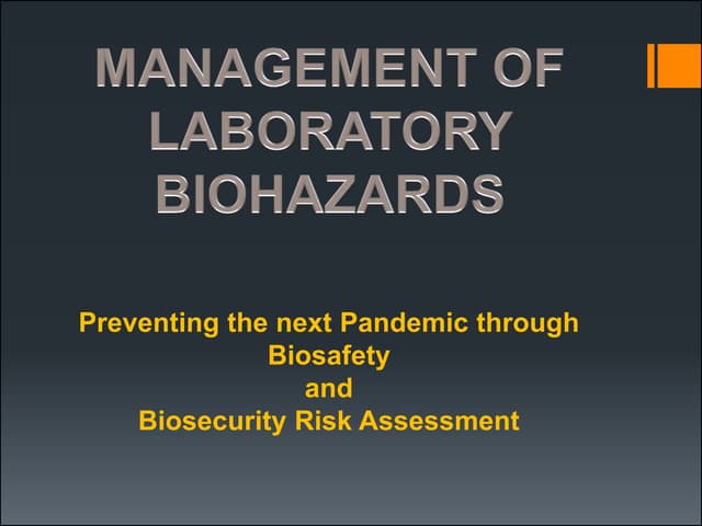 Preventing the next pandemic
