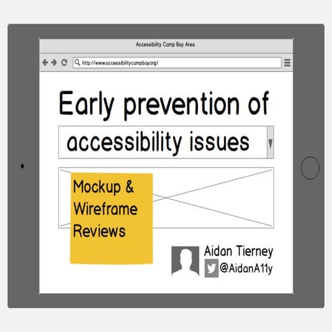 Early prevention of accessibility issues with mockup & wireframe reviews