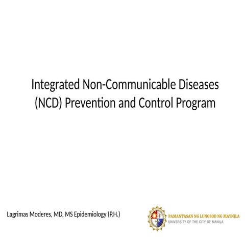 Updated Philippine Package of Essential Noncommunicable Disease ...