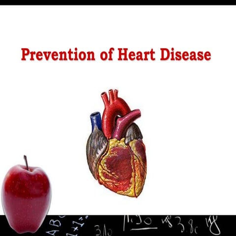 Prevention of heart disease2