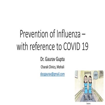 Prevention of influenza in relation to COVID 19 - the TWINDEMIC