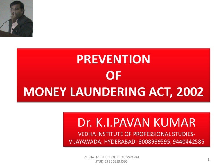 Prevention Of Money Laundering Class Room Notes For Ca Icma