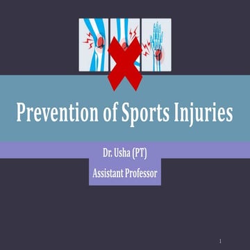 Prevention of sports injuries