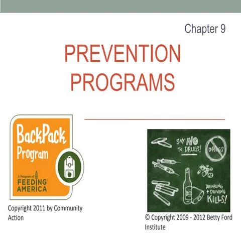 Chapter 9: Prevention Programs