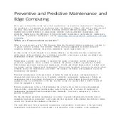 Preventive and Predictive Maintenance and Edge Computing.docx