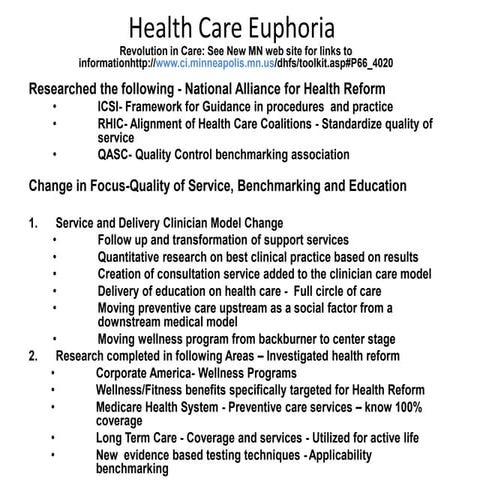 Preventive Care Euphoria