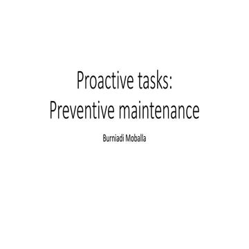 Logica And Definition of Preventive Maintenance | PDF