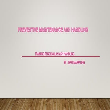 Preventive Maintenance Ash Handling.pptx