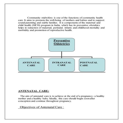 Preventive obstetrics