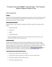 Fire Prevention Agents - Prevento®,...