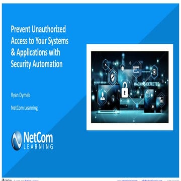 Physical Security Program Is Designed To Prevent Unauthorized Access To Webinar - Prevent Unauthorized Access to Your Systems and Applications