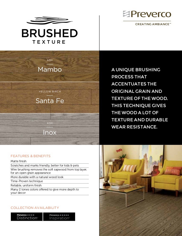 Preverco Brushed Texture Eng