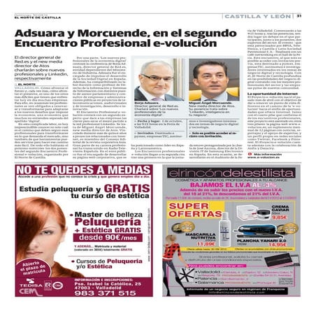 Adsuara y Morcuende en el II Encuentro E_Volucion