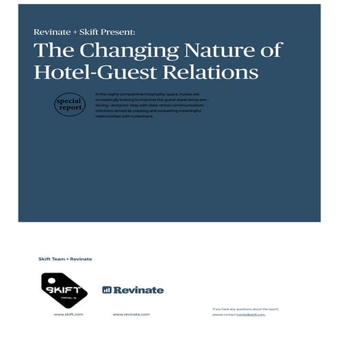 Preview: Free Skift Trend Report: The Changing Nature of Hotel-Guest Relationships