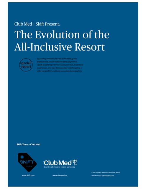 Preview: Skift Trend Report: The Evolution of the All-Inclusive Resort
